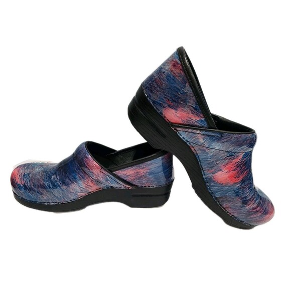 Dansko Size 40 Professional Clogs Nursing Medical Cotton Candy Patent Leather - Picture 6 of 7